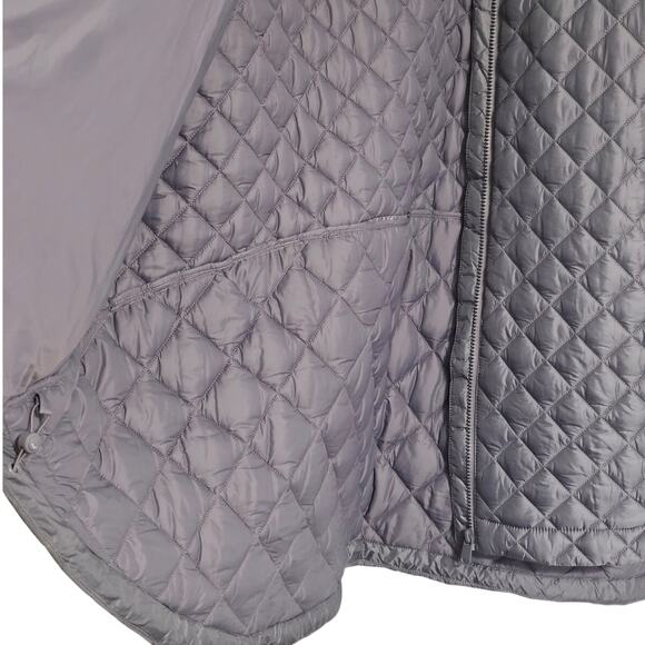 Athleta Whisper Featherless Puffer Jacket Dusk Violet Plus Size 3X - Picture 12 of 13